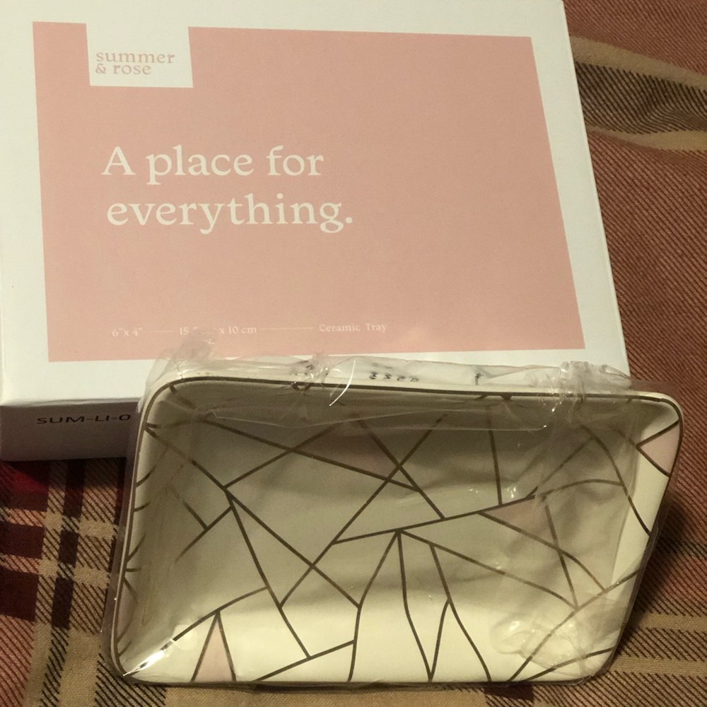 Summer & Rose Trinket Tray